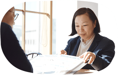 しっかりと寄り添います