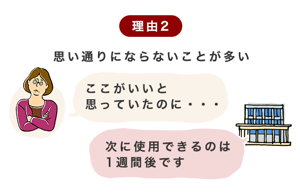 思い通りにならないことが多い

